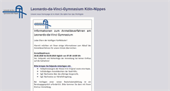 Desktop Screenshot of gymnasium-nippes.de